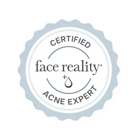 Face Reality Certified Acne Expert badge